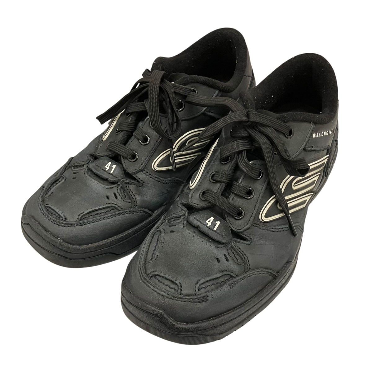 【中古】BALENCIAGA 【Hamptons 】 ローカットスニーカー 841765 黒いこと 大きさ：27 【120526】（バレンシアガ）