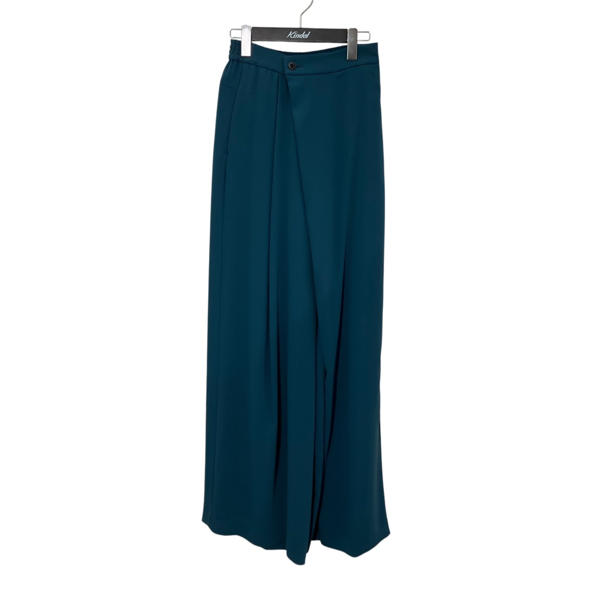 【中古】\u003cBR\u003eHYKE\u003cBR\u003eSATIN WIDE LEG PANTS サテンワイドパンツ 241-13270 緑であること 大きさ：2\u003cBR\u003e【通貨価値思いなおす】