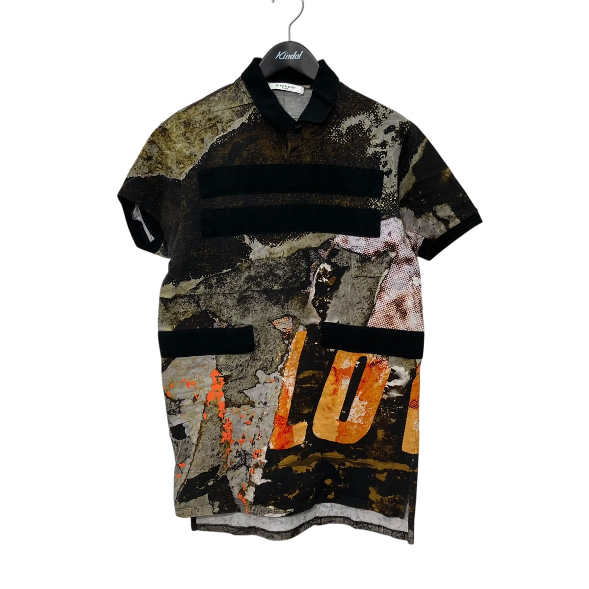 【中古】\u003cBR\u003eGIVENCHY\u003cBR\u003e半袖スポーツシャツ 15F 7114 625 黒いこと 大きさ：S\u003cBR\u003e【必要経費思いかえす】