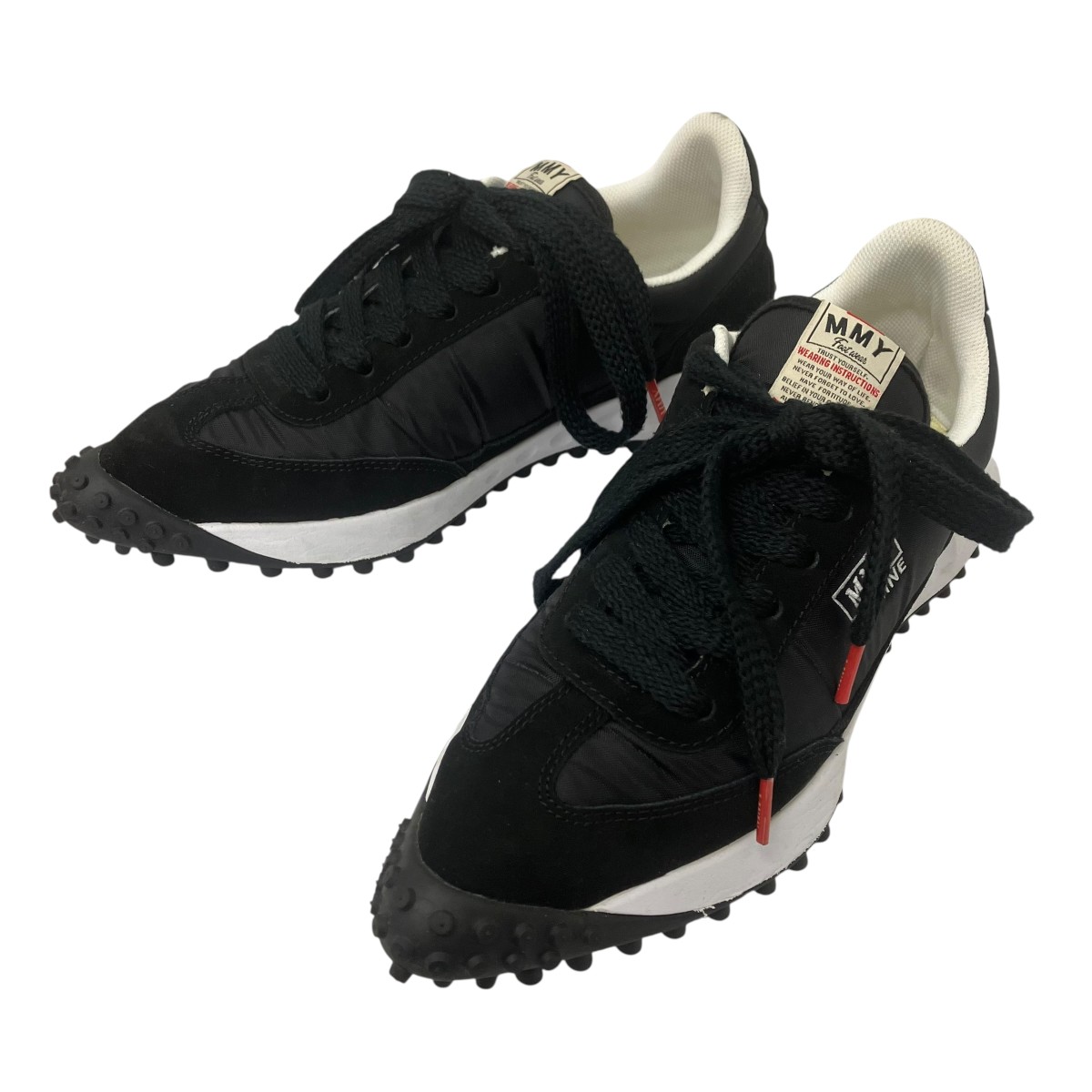 【中古】\u003cBR\u003eMIHARA YASUHIRO\u003cBR\u003eDAPHNE ローカットスニーカー 黒いこと 大きさ：43(28.5糎)\u003cBR\u003e【通貨価値思いなおす】