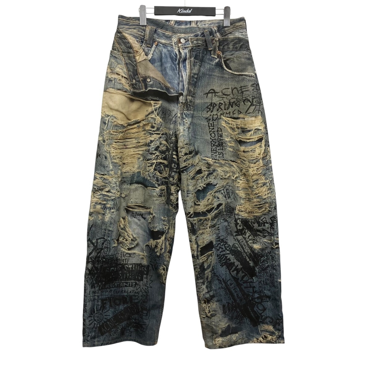 【中古】ACNE STUDIOS　デニムパンツ ブルー サイズ：48 【130526】（アクネストゥディオズ）｜ブランド古着のカインドオル