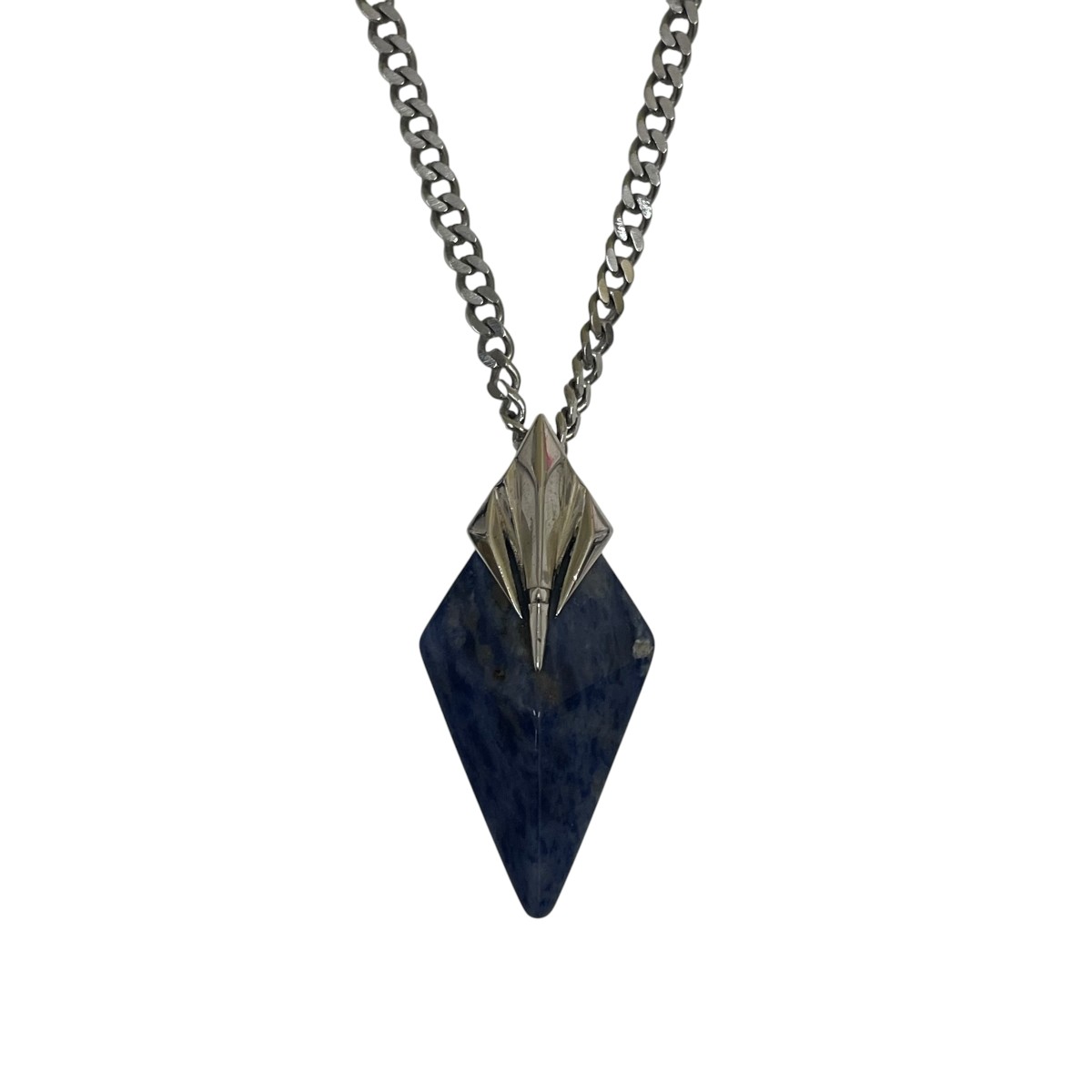 【中古】AWNL Trident Necklace Sodalite 天然石 首飾り 青色 大いさ：FREE 【130526】（エイダブリュウエヌエル） メンズジュエリー・アクセサリー-ネックレス・ペンダント