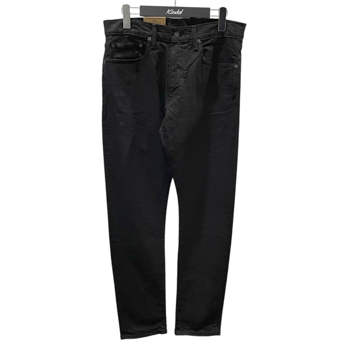 【中古】\u003cBR\u003ePOLO RALPH LAUREN\u003cBR\u003eガーメントダイ ブラックデニムパンツ THE PARKSIDE ATHLETIC TAPER ザ 運動場傍え アスレチック テーパー  Low Stretch Garment Dyed 黒いこと 大いさ：30×30\u003cBR\u003e【通貨価値思いなおす】