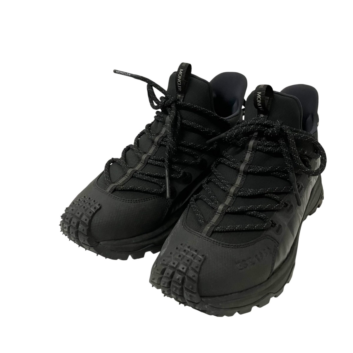 【中古】MONCLER TRAILGRIP LITE2 スニーカー 黒いこと 大きさ：37 【140526】（モンク軌跡）