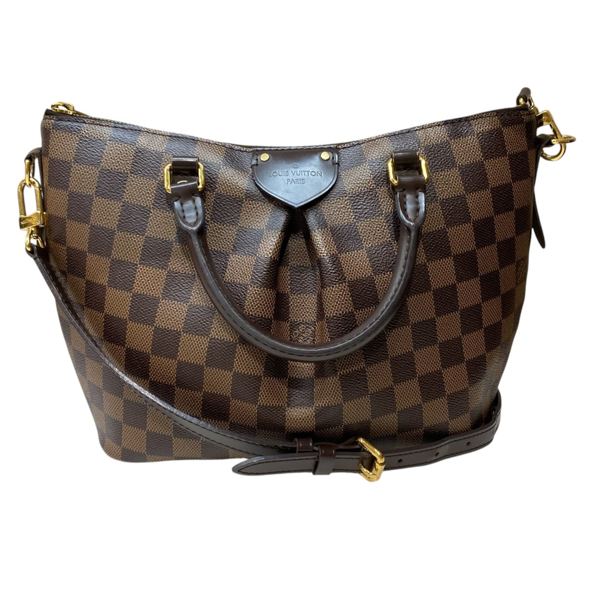 【中古】LOUIS VUITTON ダミエ シエナPM ショルダーバッグ N41545 赤銅色 【130526】（ルイヴィトン）