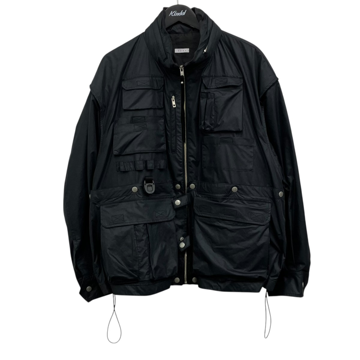【中古】Name． WAX P／N TWILL MULTI-WAY PHOTOGRAPHERS JACKET ナイロン上衣 黒いこと 【140526】（名まえ）