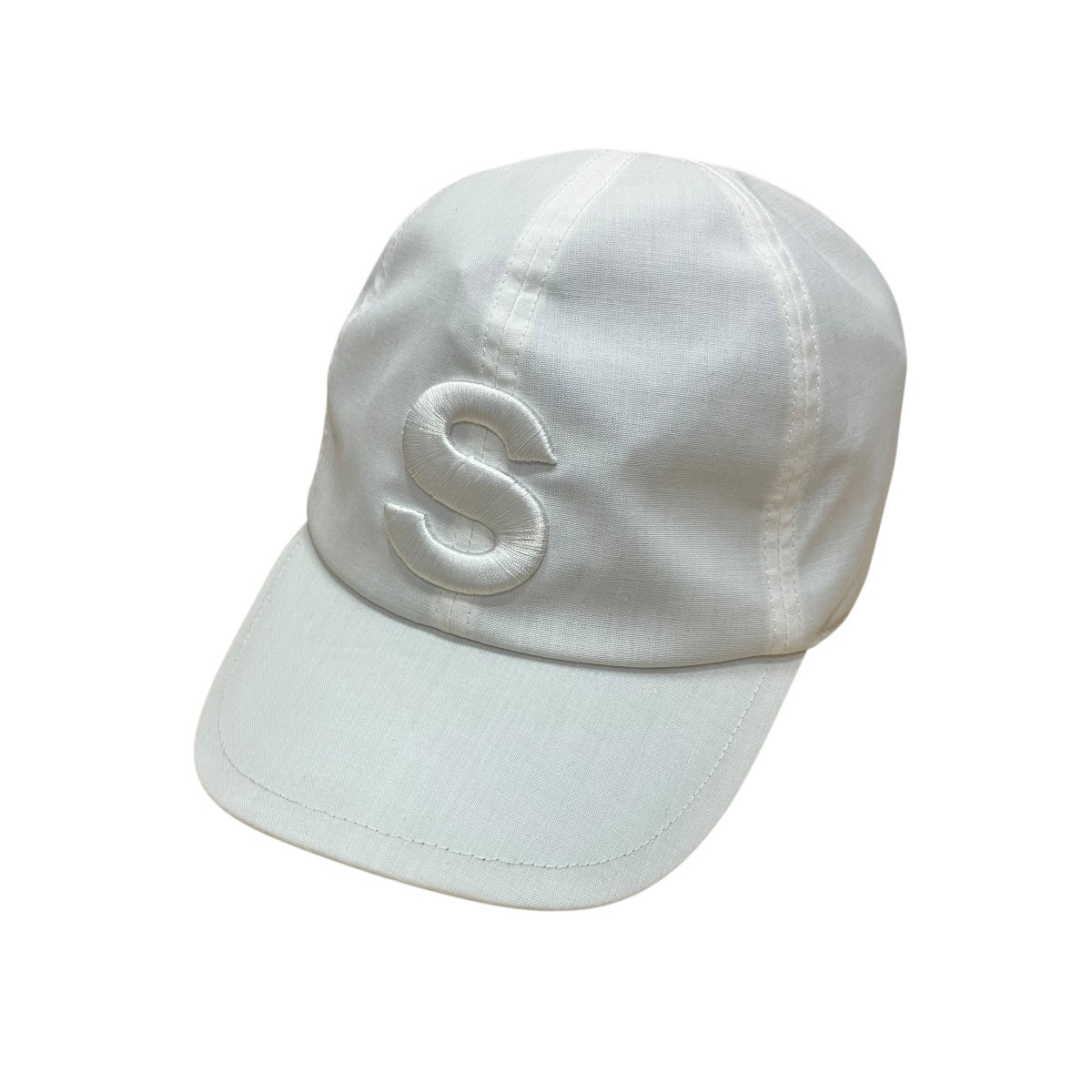 【中古】sacai s Cap SuitingSロゴタイプ旗がしら 白いこと 大きさ：- 【140526】（サカイ）