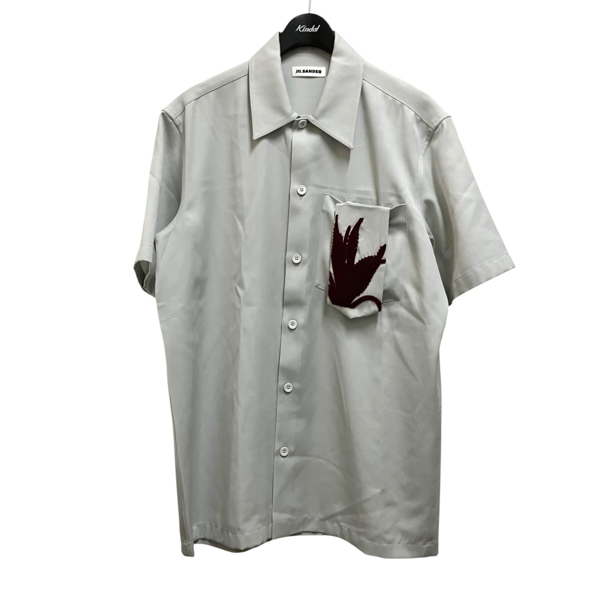 【中古】JIL SANDER 半袖プルオーバー J22DL0109 J40003 薄墨色 大きさ：38 【140526】（ジルサンダー）