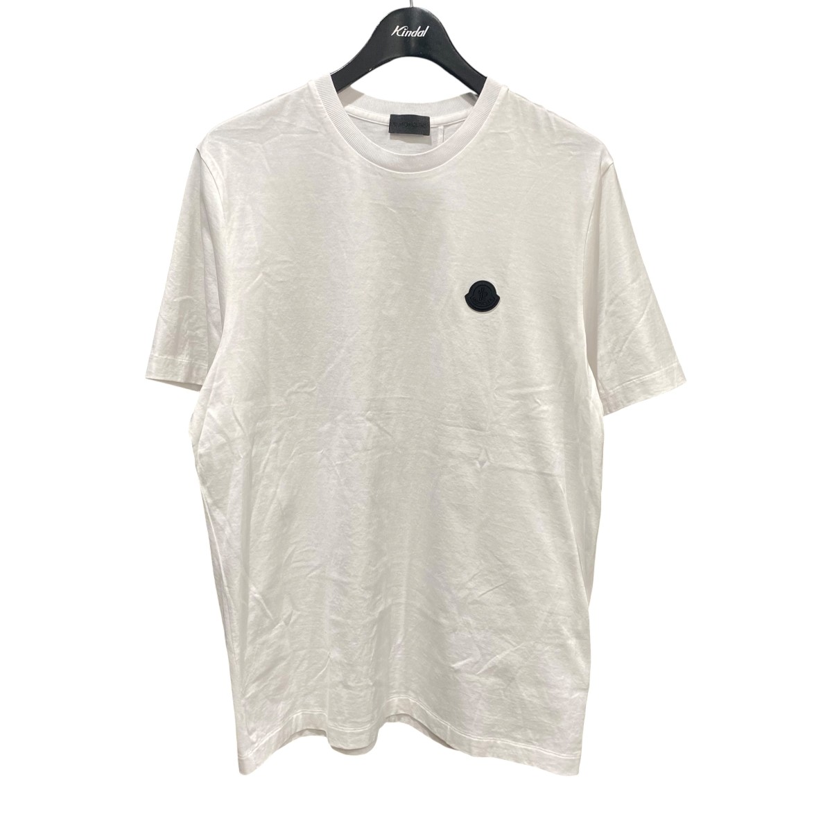 【中古】MONCLER 23年 ■ うしろ側ロゴタイププルオーバー J10918C00059 白いこと 大きさ：L 【140526】（モンク軌跡）
