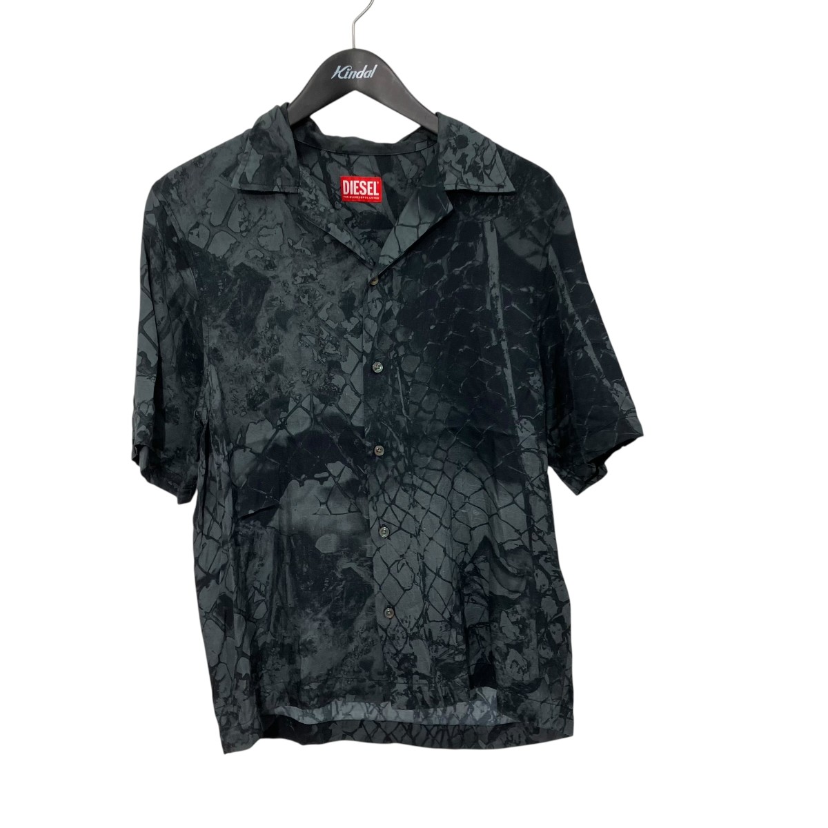 【中古】DIESEL S-BRISTOL 半袖プルオーバー A128550IMAG 薄墨色 大きさ：44 【150526】（ディーゼル）