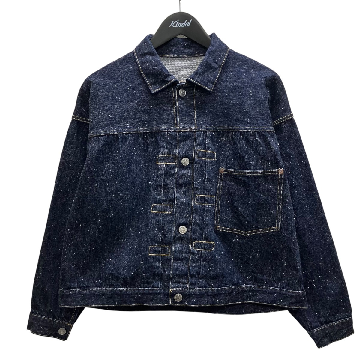 【中古】SAINT MICHAEL×Ber Ber jim ジーンズ上衣 インディゴ 大きさ：46 【160526】（仙マイケル）