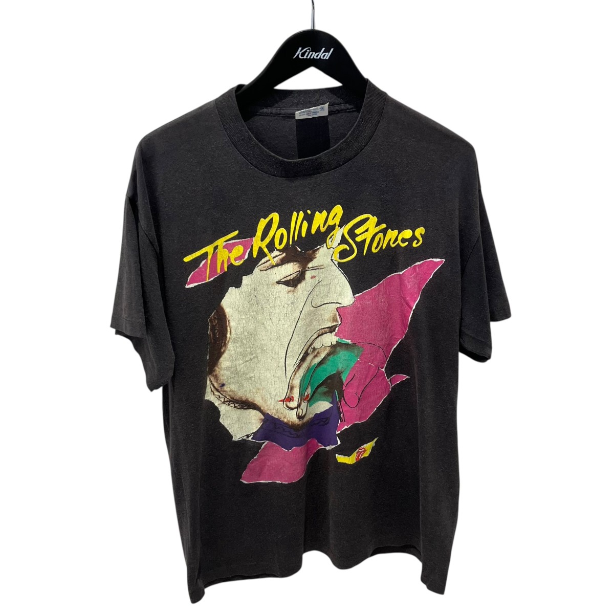 【中古】TEE JAYS 80s  The Rolling Stones tour tee プルオーバー 黒いこと 大きさ：XL 【160526】（ティージェイズ）