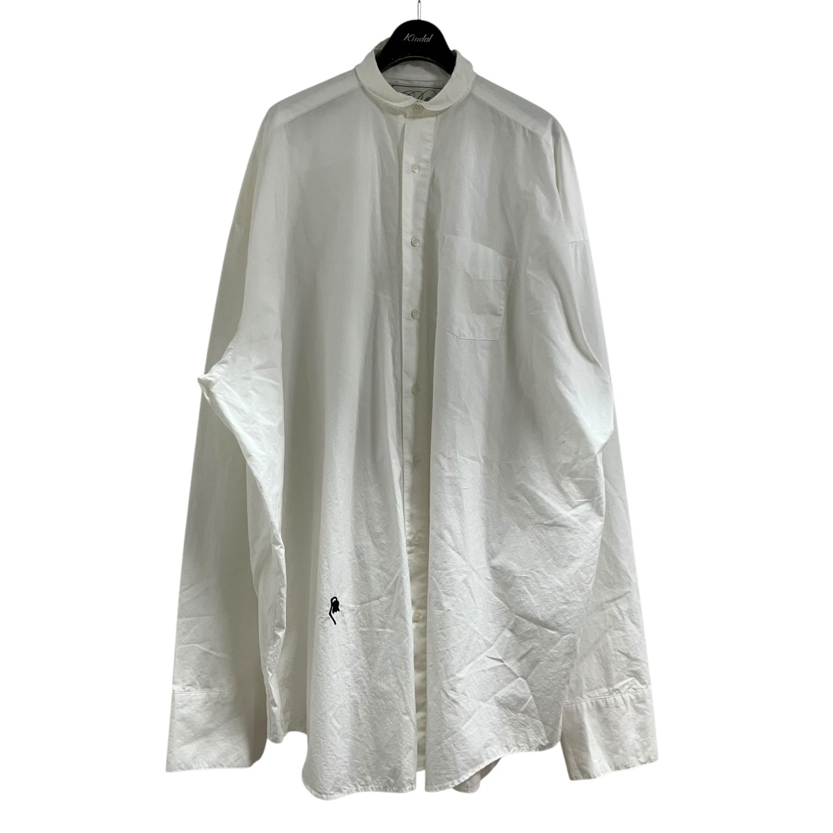 【中古】pillings　ロングシャツ ホワイト サイズ：Free 【250726】（ピリングス）｜ブランド古着のカインドオル