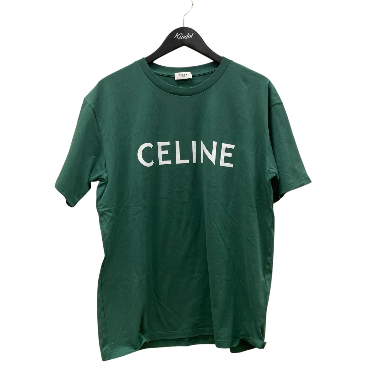 【中古】CELINE 半袖プルオーバー 2X764671Q 緑であること 大きさ：S 【160526】（セリーヌ）