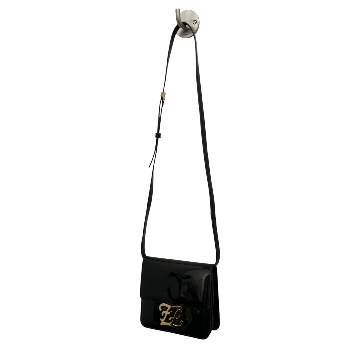 【中古】FENDI 【KARLIGRAPHY 】 ショルダーバッグ 8BT317 黒いこと 【160526】（フェンディ）