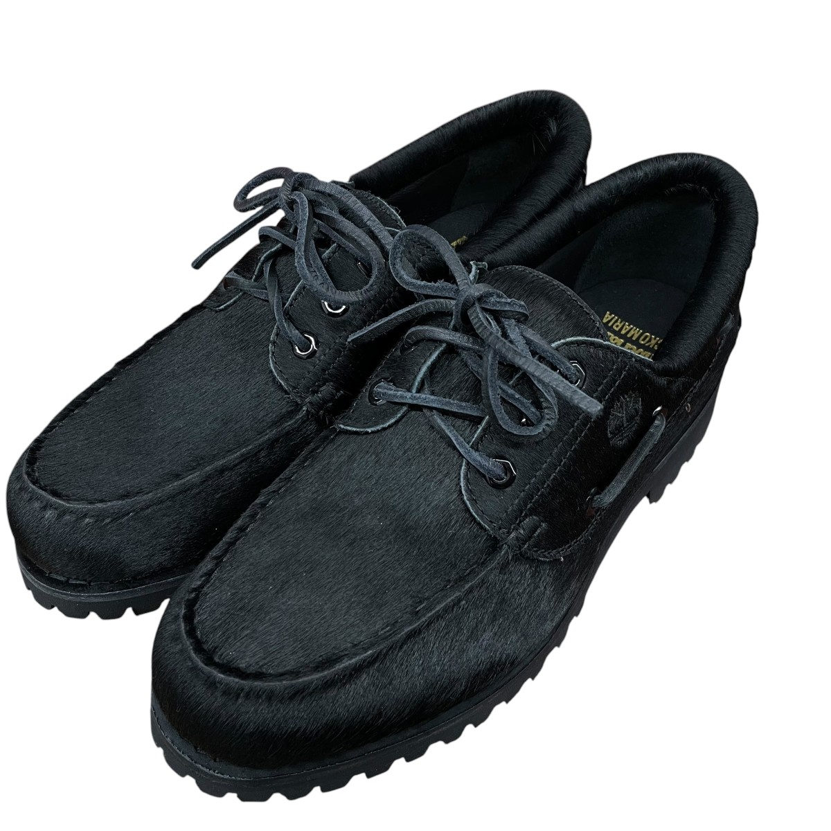 【中古】Timberland×WACKO MARIA 甲板シューズ 黒いこと 大いさ：26 【170526】（ティンバーランド×ワコマリア）