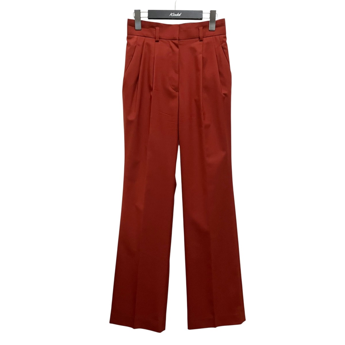 【中古】mame kurogouchi High Waisted Flared Suits Trousers スラックス MM22PF PT710 赤いこと 大きさ：1 【170526】（マメクロゴウチ）