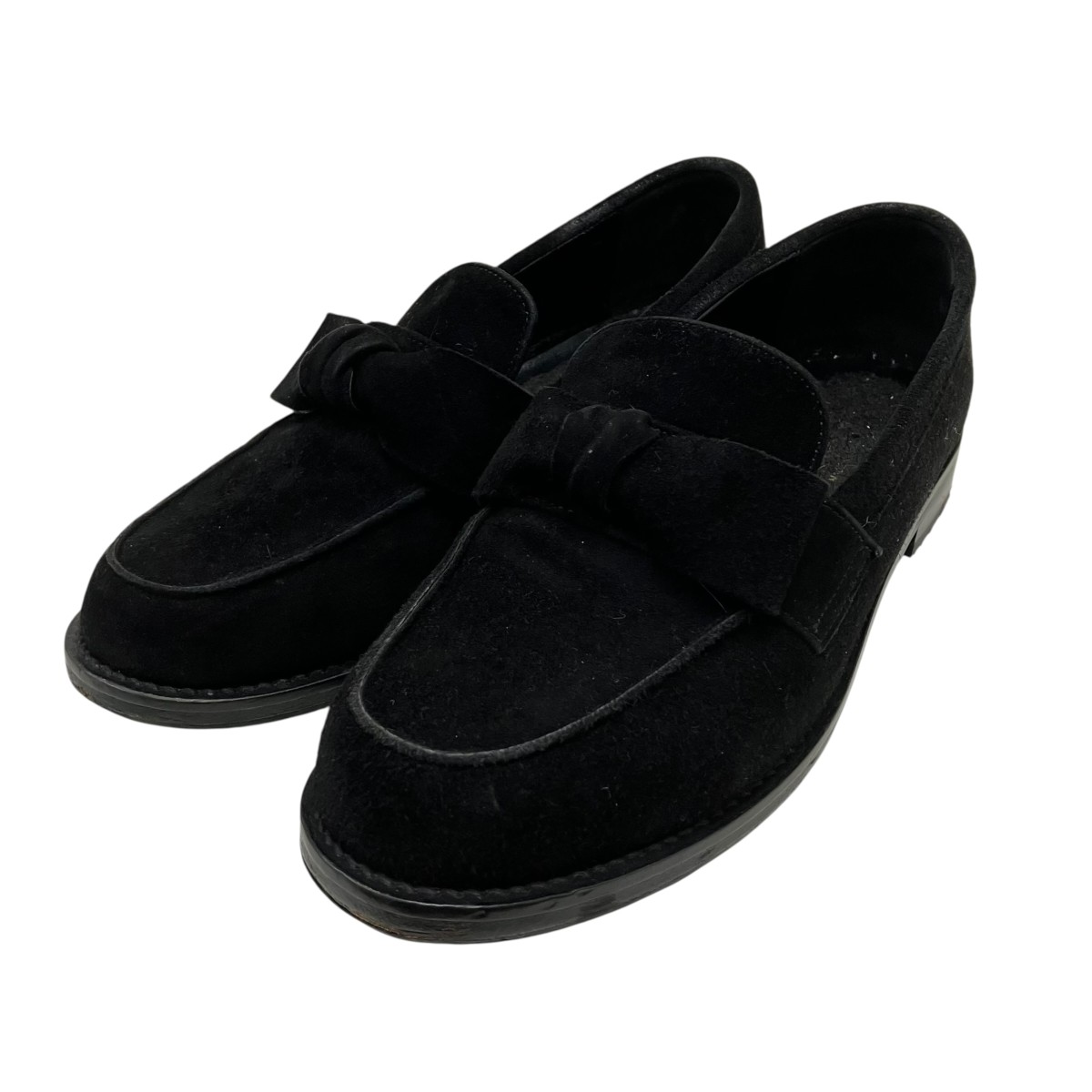【中古】COMME des GARCONS COMME des GARCONS ベロアローファー 黒いこと 大きさ：23 【170526】（コムデギャルソンコムデギャルソン）