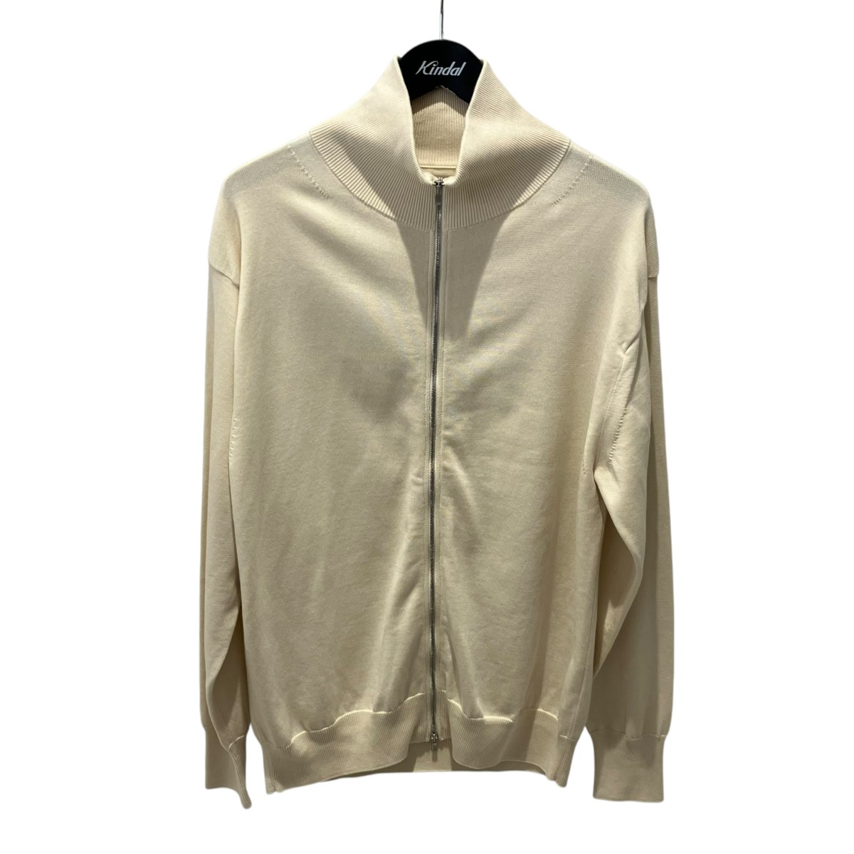 【中古】BATONER THE SEAISLAND COTTON DRIVERS KNIT ドライバーズニット BN-25SM-018 ベージュ 大きさ：2 【170526】（バトナー）