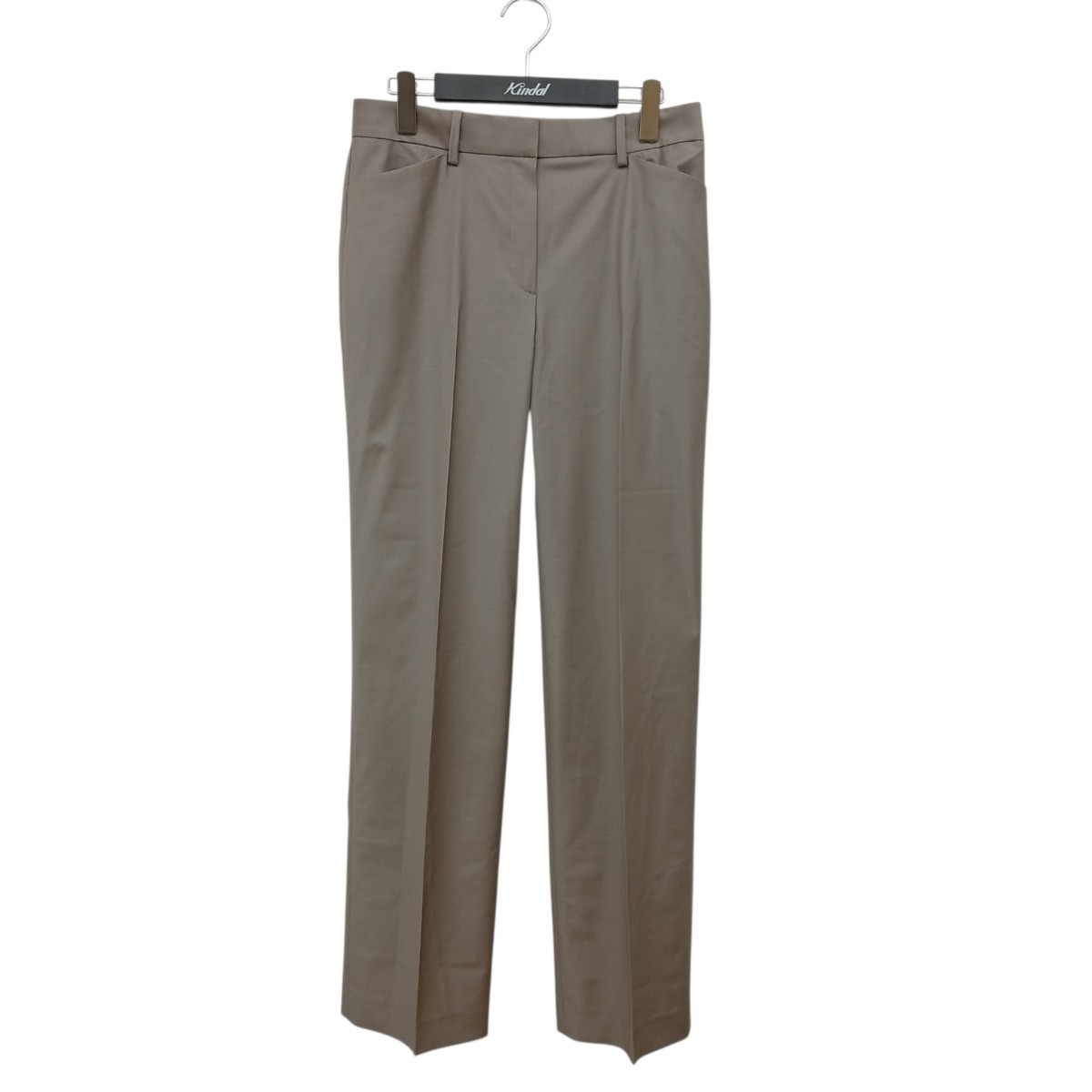 【中古】theory luxe スラックス 03-406492-330-042 グレージュ 大きさ：42 【170526】（セオリーリュクス）