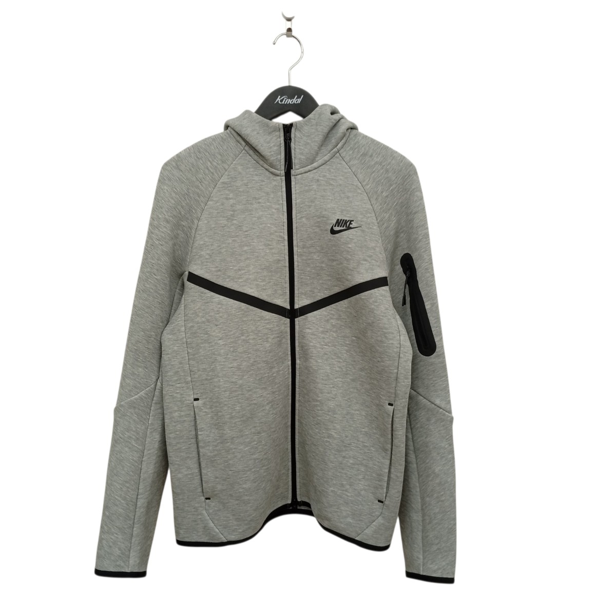 【中古】NIKE　ジップアップスウェット HV0950-063 ライトグレー サイズ：S 【170526】（ナイキ）｜ブランド古着のカインドオル