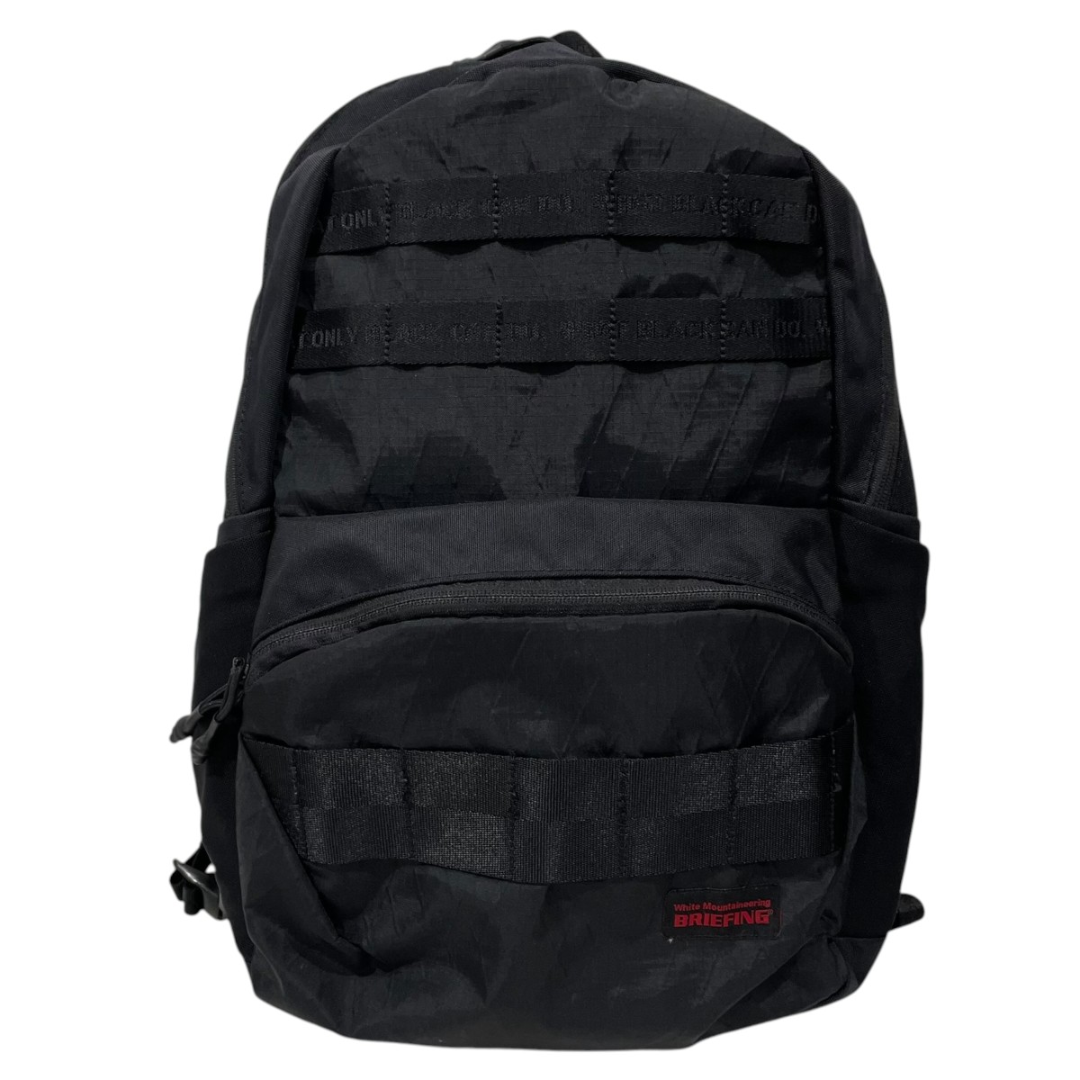 【中古】WHITE MOUNTAINEERING×BRIEFINGX-PAC BACK PACK バックパック ブラック【価格見直し】|ブランド古着のカインドオル