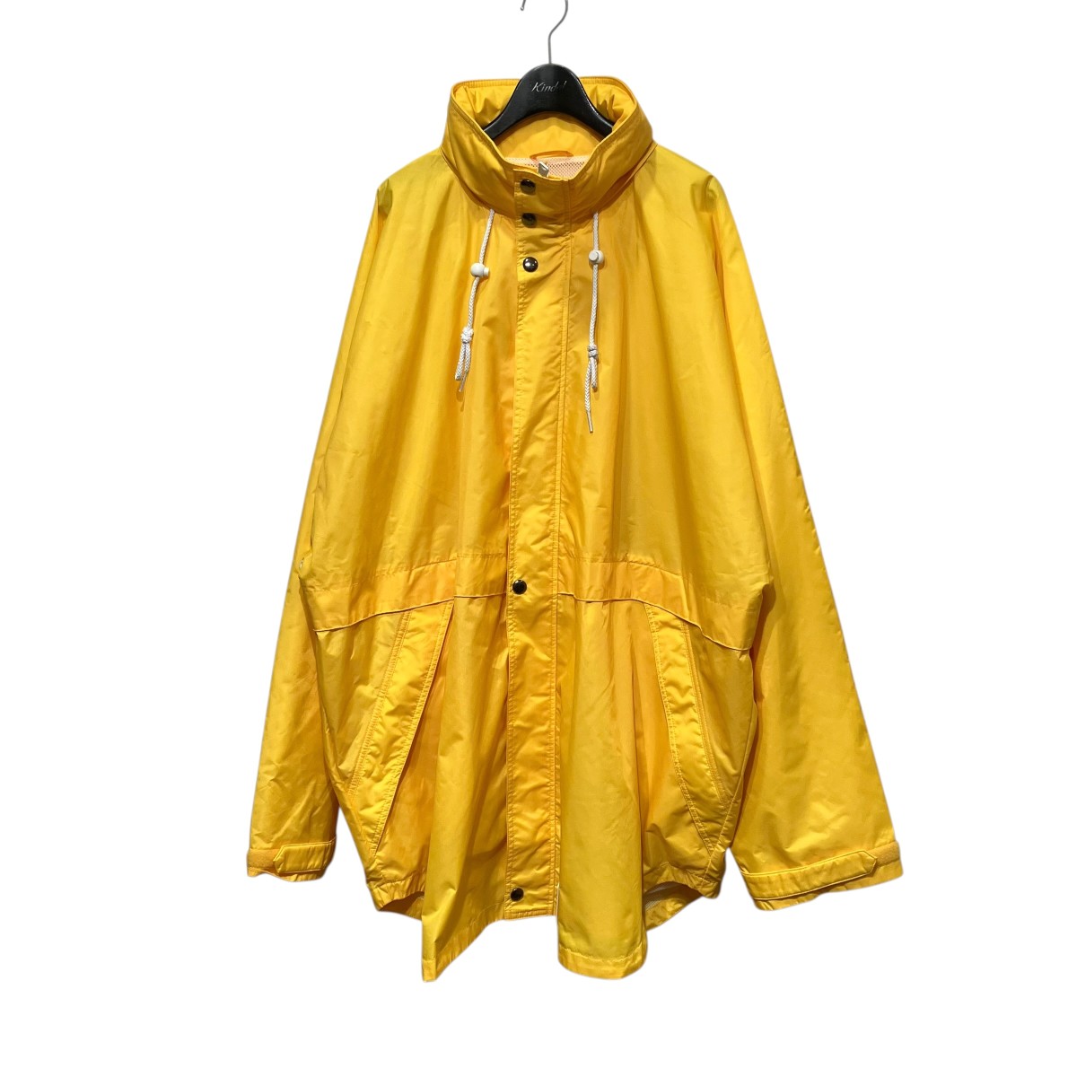 【中古】NAPA BY MARTINE ROSE オーバーサイズジップジャケット イエロー サイズ:2 【170526】(ナパバイマーティンローズ)|ブランド古着のカインドオル