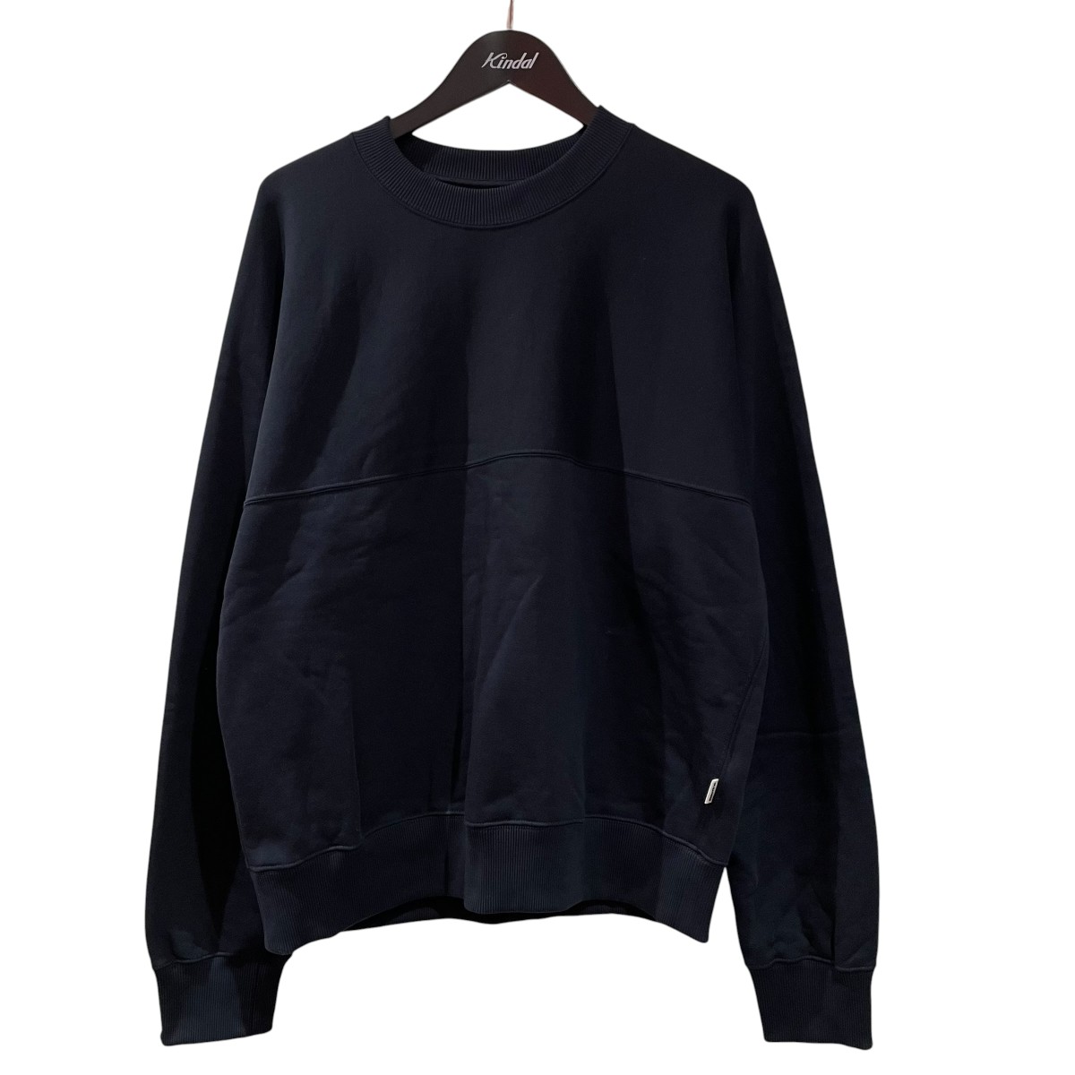 【中古】JIL SANDER テリー綿織物 労働者の一団のど首 トレーナー 裏起毛汗水 J61GU0004 J20128 米国海軍 大いさ：L 【170526】（ジルサンダー）