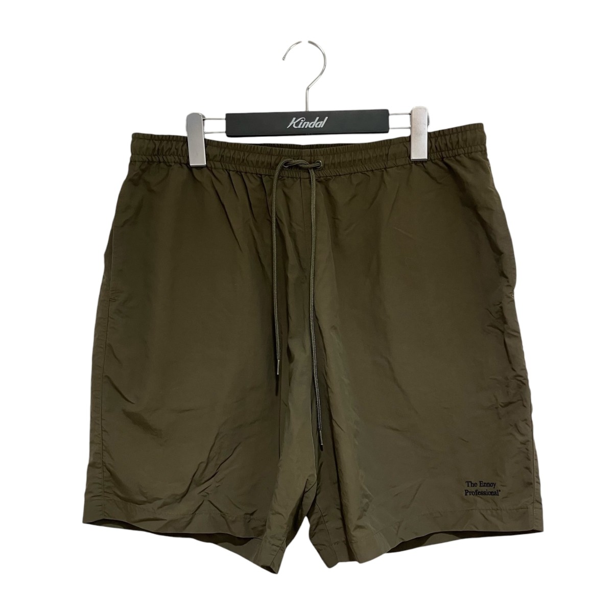 【中古】\u003cBR\u003eTHE ENNOY PROFESSIONAL\u003cBR\u003eNylon Short Pant 遊撃手ズボン下 SS21BRENPT06LV カーキ 大きさ：XL\u003cBR\u003e【通貨価値思いなおす】