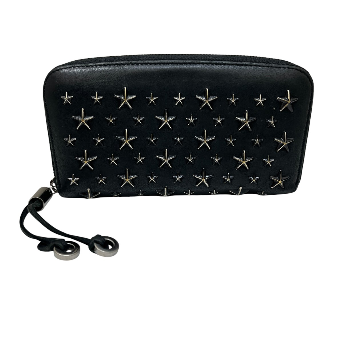 【中古】JIMMY CHOO　長財布 ブラック 【180526】（ジミーチュウ）｜ブランド古着のカインドオル