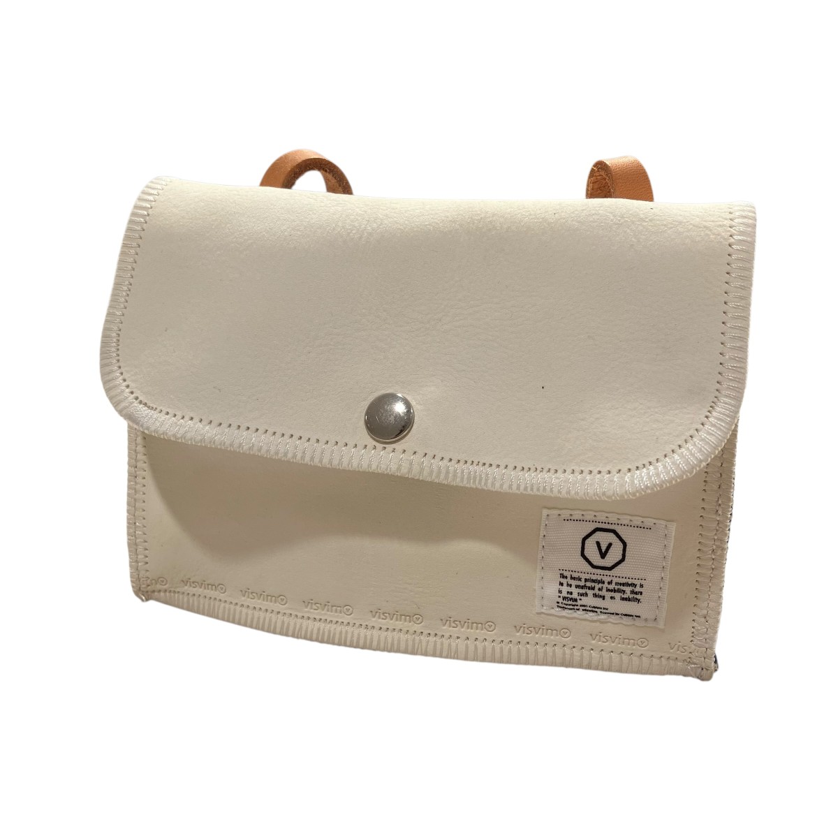 【中古】VISVIM　NUBUCK WAIST POUCH SMALL バッグ VA00001 02-02 ホワイト サイズ：記載なし 【170526】（ビズビム）｜ブランド古着のカインドオル