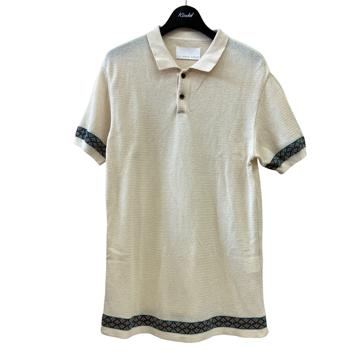 【中古】sawa takai 半袖スポーツシャツ SS24-9042 ベージュ 大きさ：XS 【180526】（サワタカイ）
