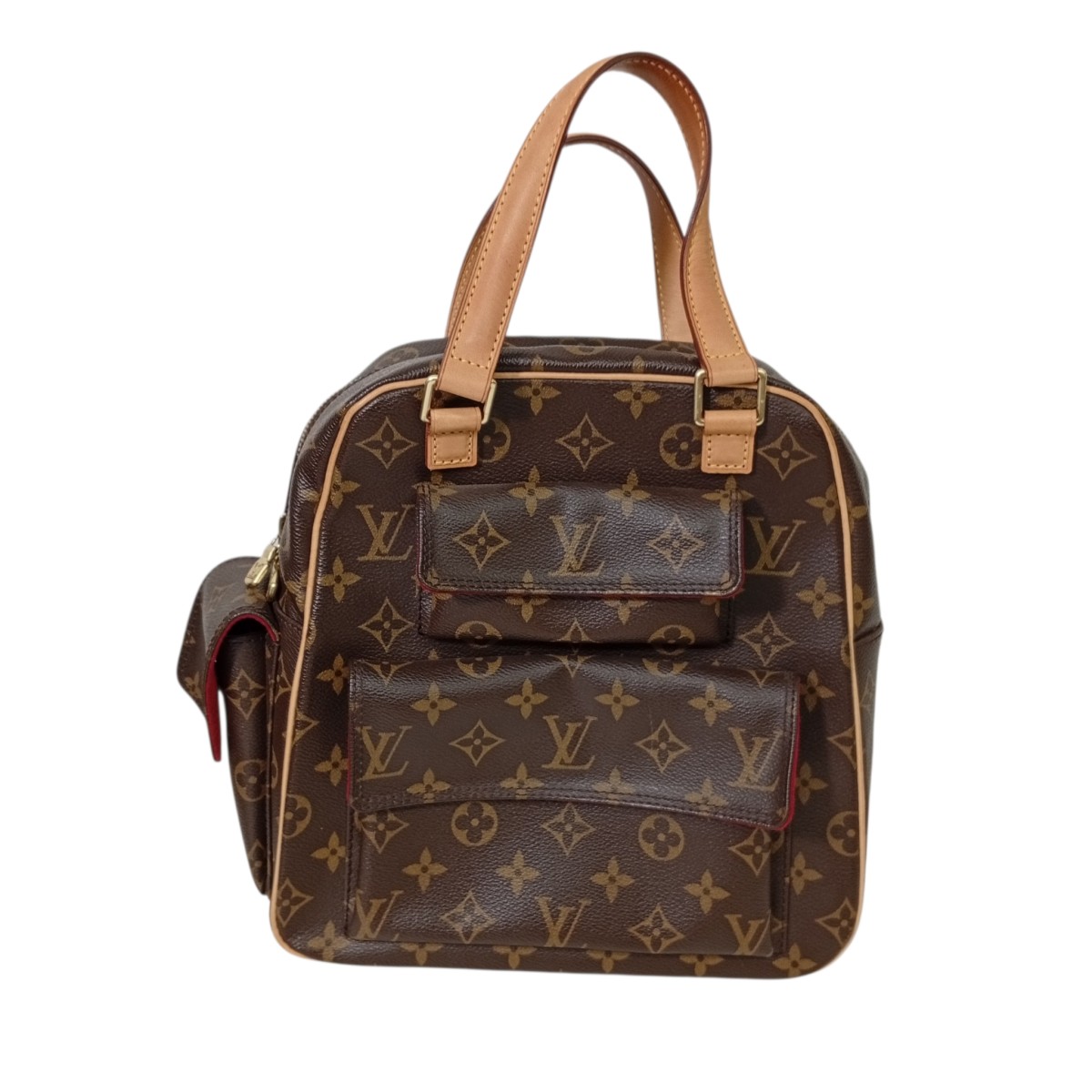 【中古】LOUIS VUITTON エクサントリシテ ハンドバック M51161 赤銅色 【180526】（ルイヴィトン）