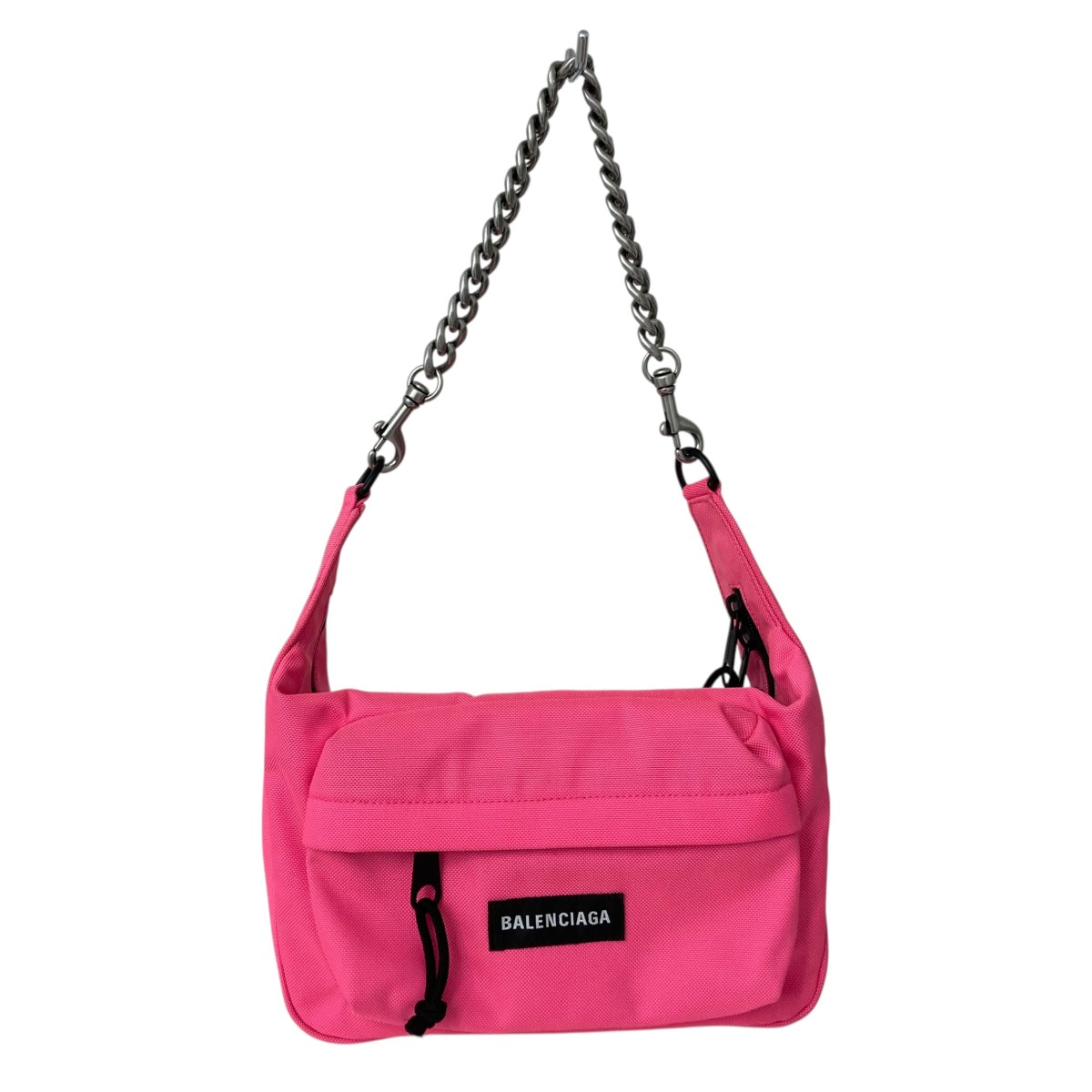 【中古】BALENCIAGA RAVER CHAINED BAG ショルダーバッグ 741080 ピンク 【180526】(バレンシアガ)|ブランド古着のカインドオル