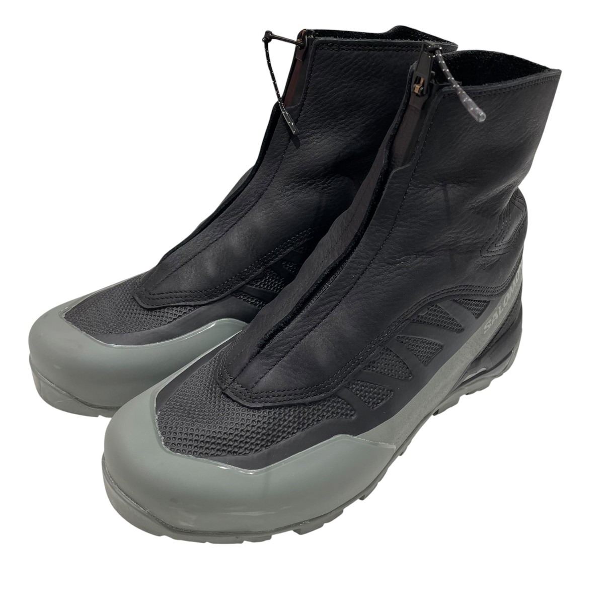 【中古】SALOMON TEPIAZ ADVANCED フロントジップブーツ 492307 黒いこと 大いさ：28糎 【180526】（サロモン）