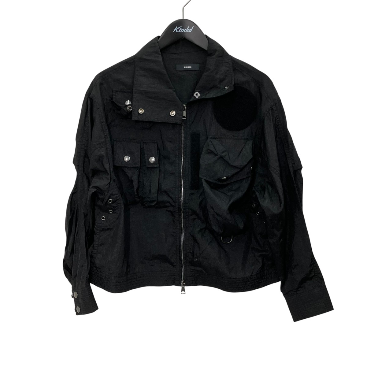【中古】DIESEL ミリタリー上衣 a04483 黒いこと 大きさ：XXS 【180526】（ディーゼル）