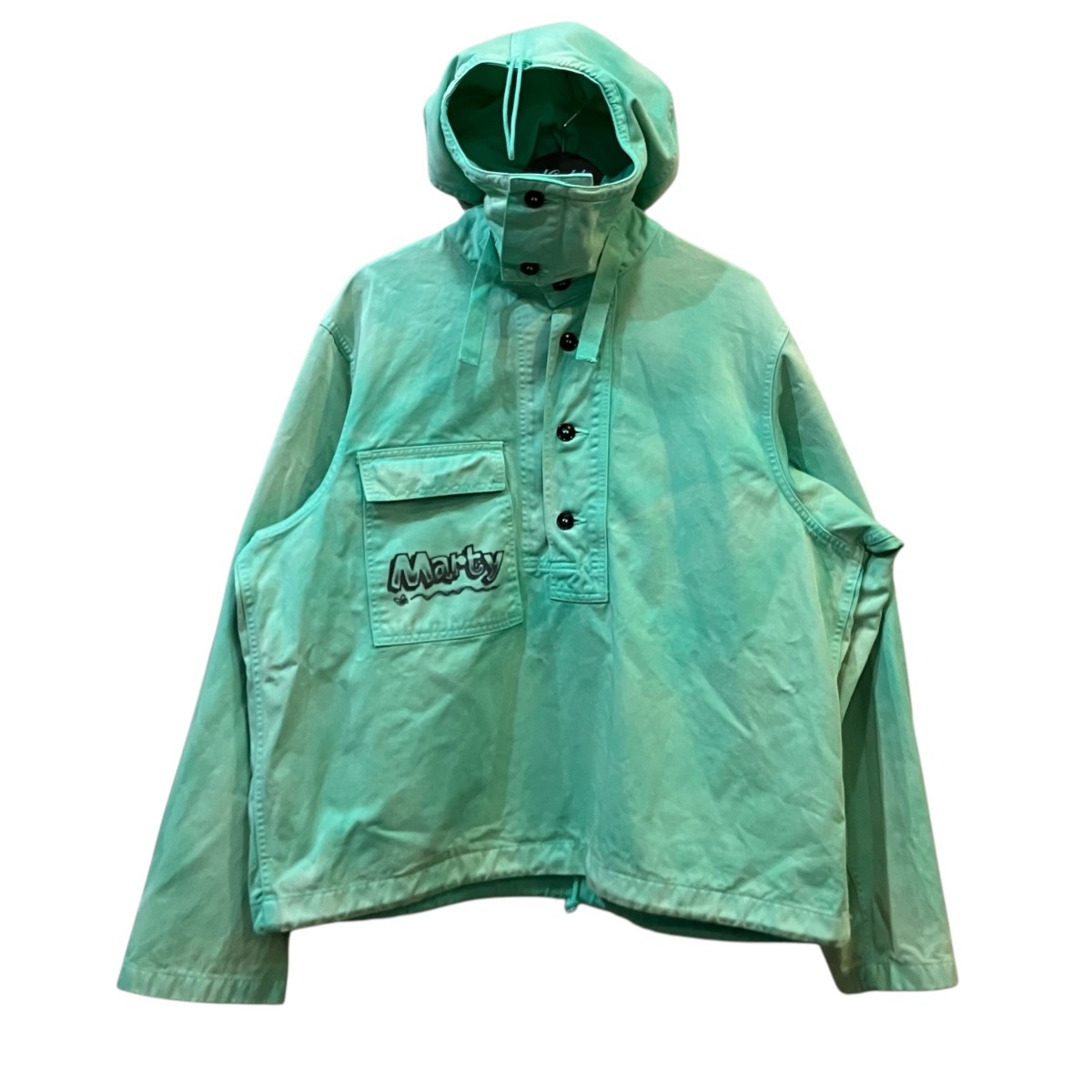 【中古】\u003cBR\u003eBOWWOW\u003cBR\u003eSKETCH DEVIL SALVAGE PARKA AGED 海難救助パーカー 緑であること 大きさ：L\u003cBR\u003e【通貨価値思いなおす】