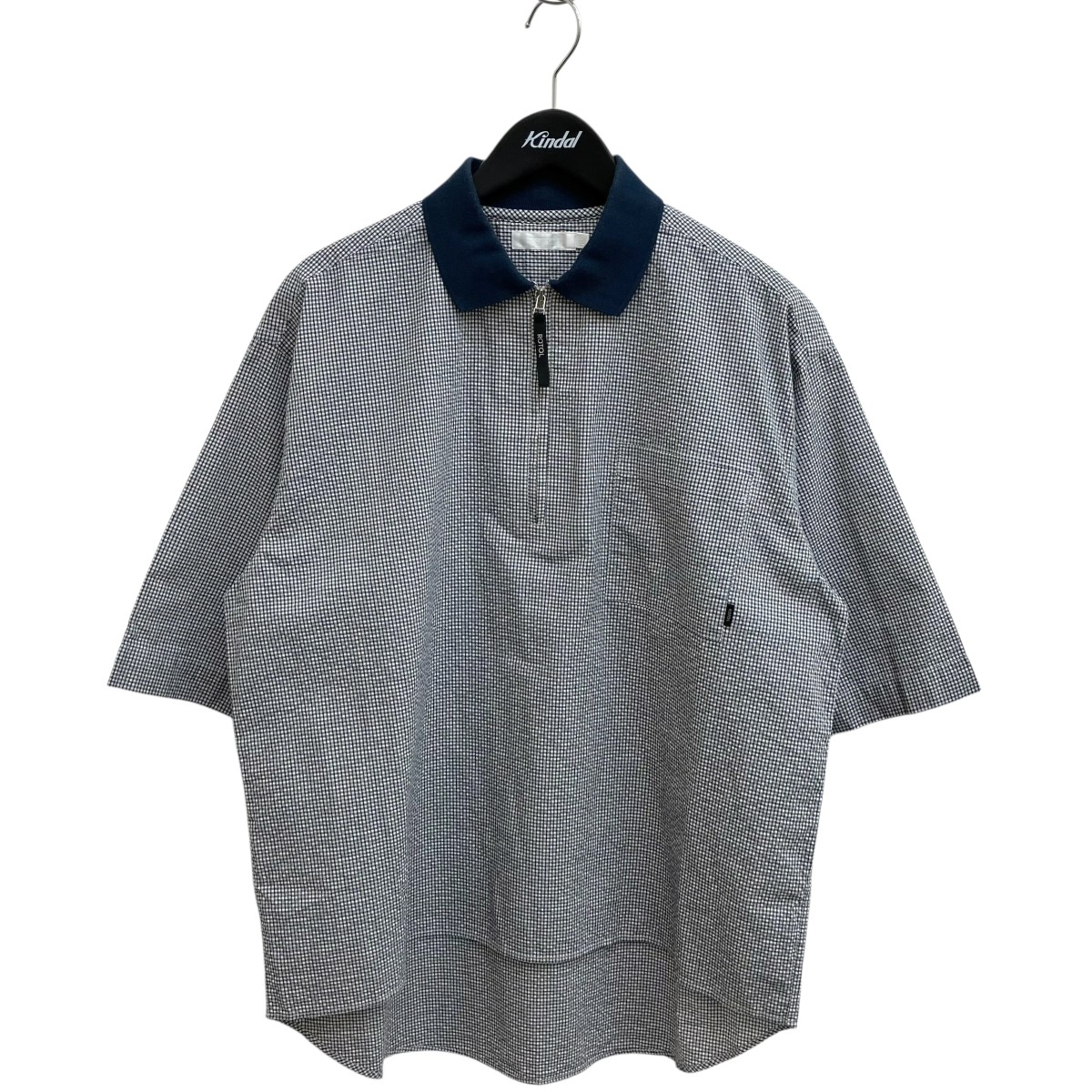 【中古】ROTOL 半袖ジップシャツ R22SSEM6R 米国海軍×白いこと 大きさ：2 【190526】（ロトル）