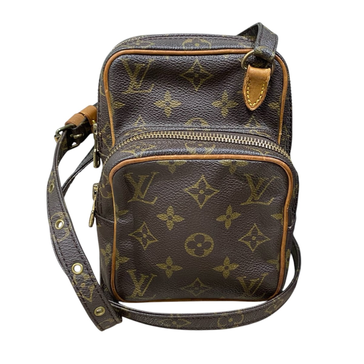 【中古】LOUIS VUITTON ミニアマゾン M45238 赤銅色 【180526】（ルイヴィトン）