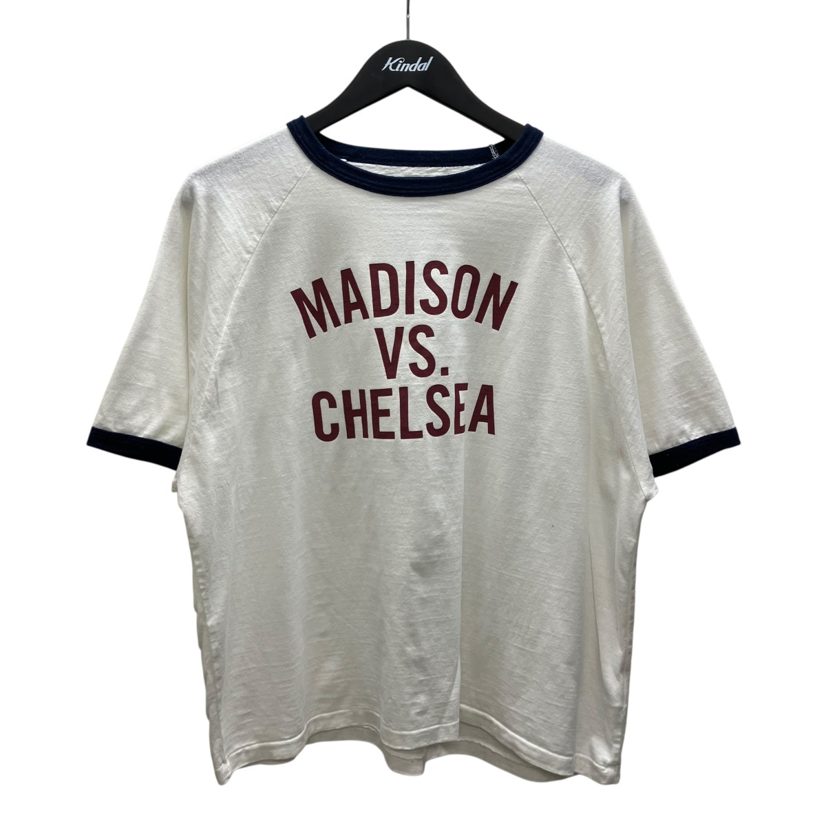 【中古】MADISON BLUE 半袖プルオーバー 白いこと 大きさ：S 【190526】（マディソン青色）
