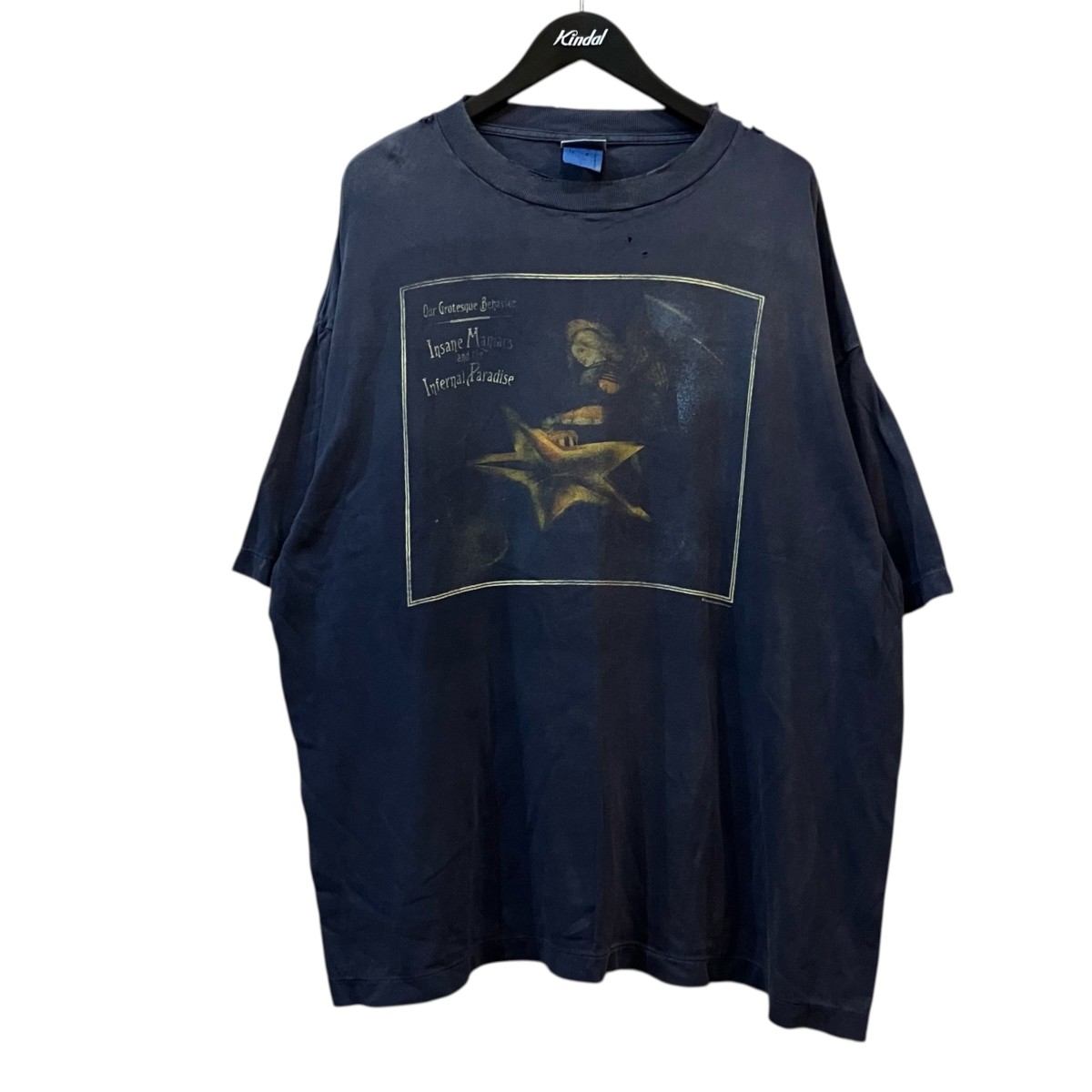 【中古】SAINT MICHAEL×CPFM CP SS TEE  STAR ヴィンテージ産業プルオーバー 米国海軍 大きさ：XXL 【200526】（仙マイケル）