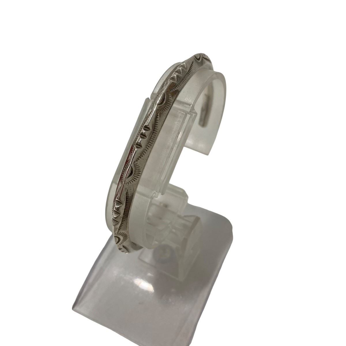 【中古】LARRY SMITH TRIANGLE BANGLE バングル しろがね色 【200526】（ラリー スミス）