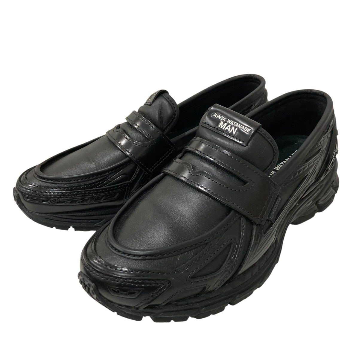 【中古】JUNYA WATANABE MAN×New Balance ×New Balance 置き目毛革 U1906LCD 黒いこと 大きさ：26 【200526】（ジュンヤワタナベマン×ニュー平衡にする）