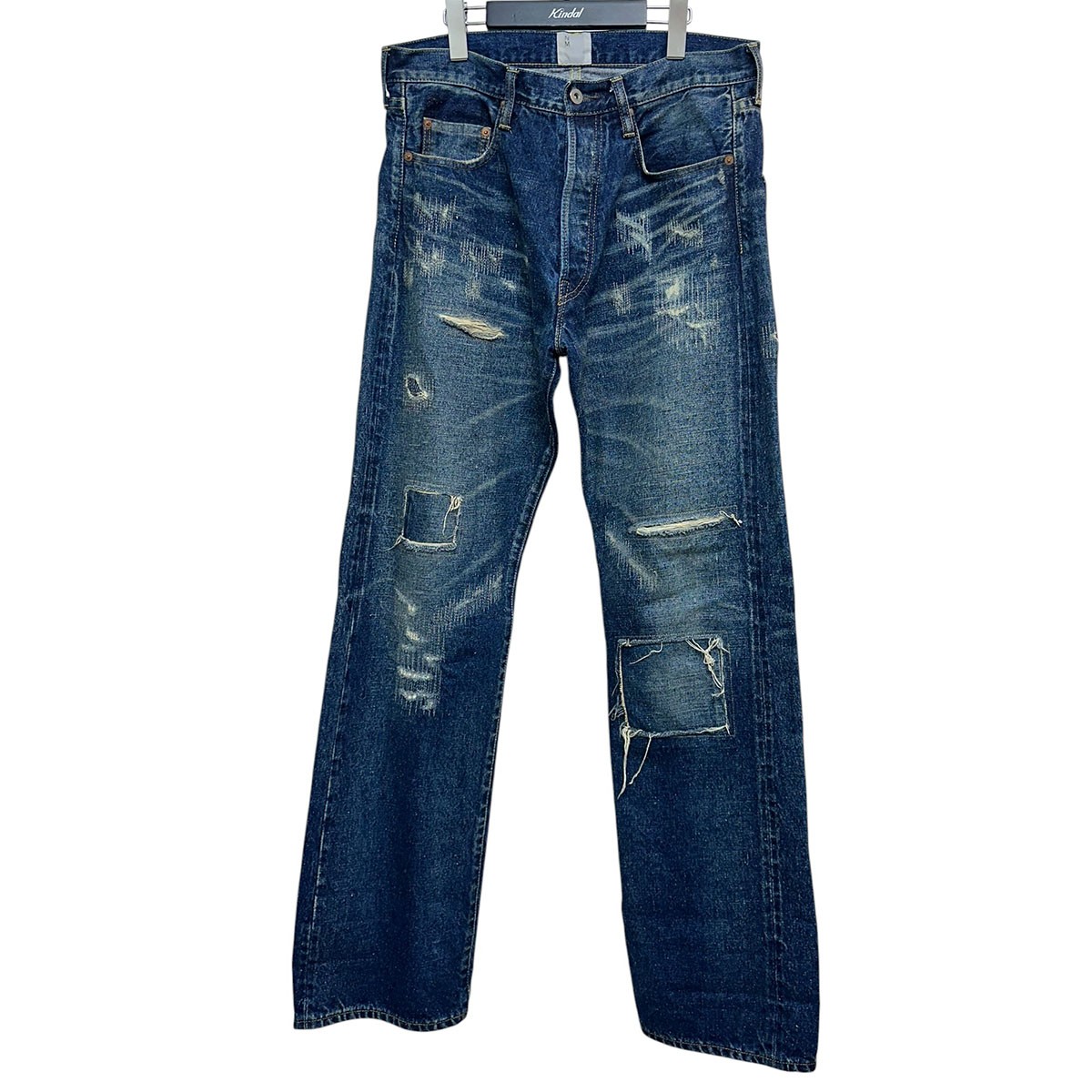 【中古】eye JUNYA WATANABE MAN×New Manual 24AW Wネーム 綿セルヴィッチデニム製品加工 デニムパンツ WN-P912 インディゴ サイズ:L 【190526】(アイジュンヤワタナベマン×ニューマニュアル)|ブランド古着のカインドオル