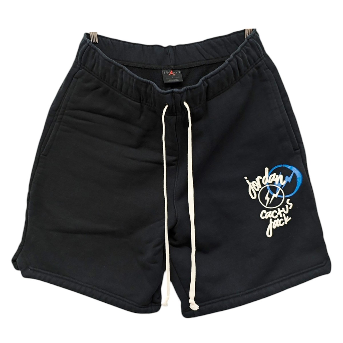 【中古】NIKE×Travis Scott×FRAGMENT DESIGN JORDAN MJ TSF SHORT PANT ジョーダン 汗水 さる股引き 黒いこと 大きさ：L 【190526】（ナイキ×トラヴィススコット×フラグメントデザイン）