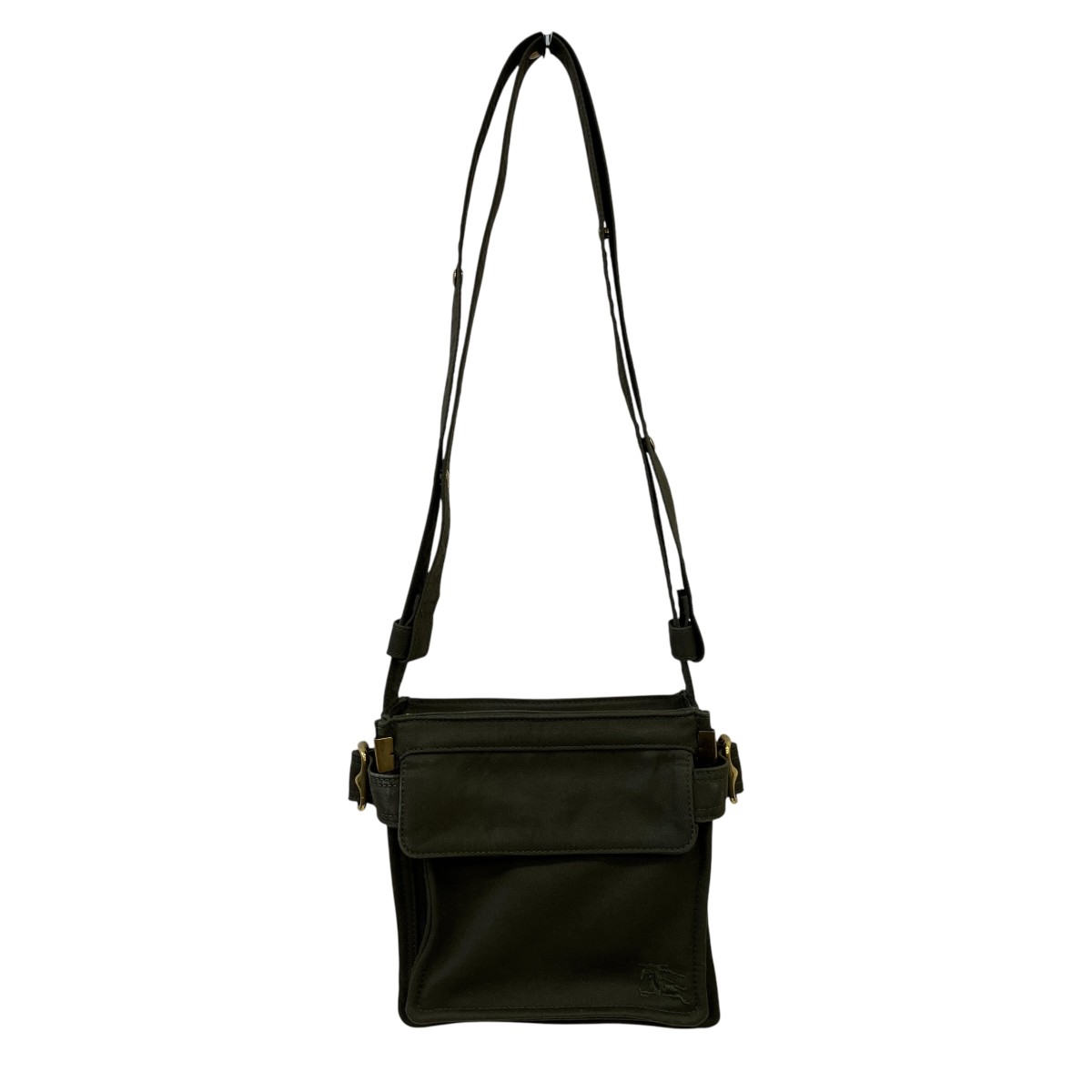 【中古】BURBERRY ミニトレンチトートバッグ オリーブ 【200526】（赤ちょうちんバリー）