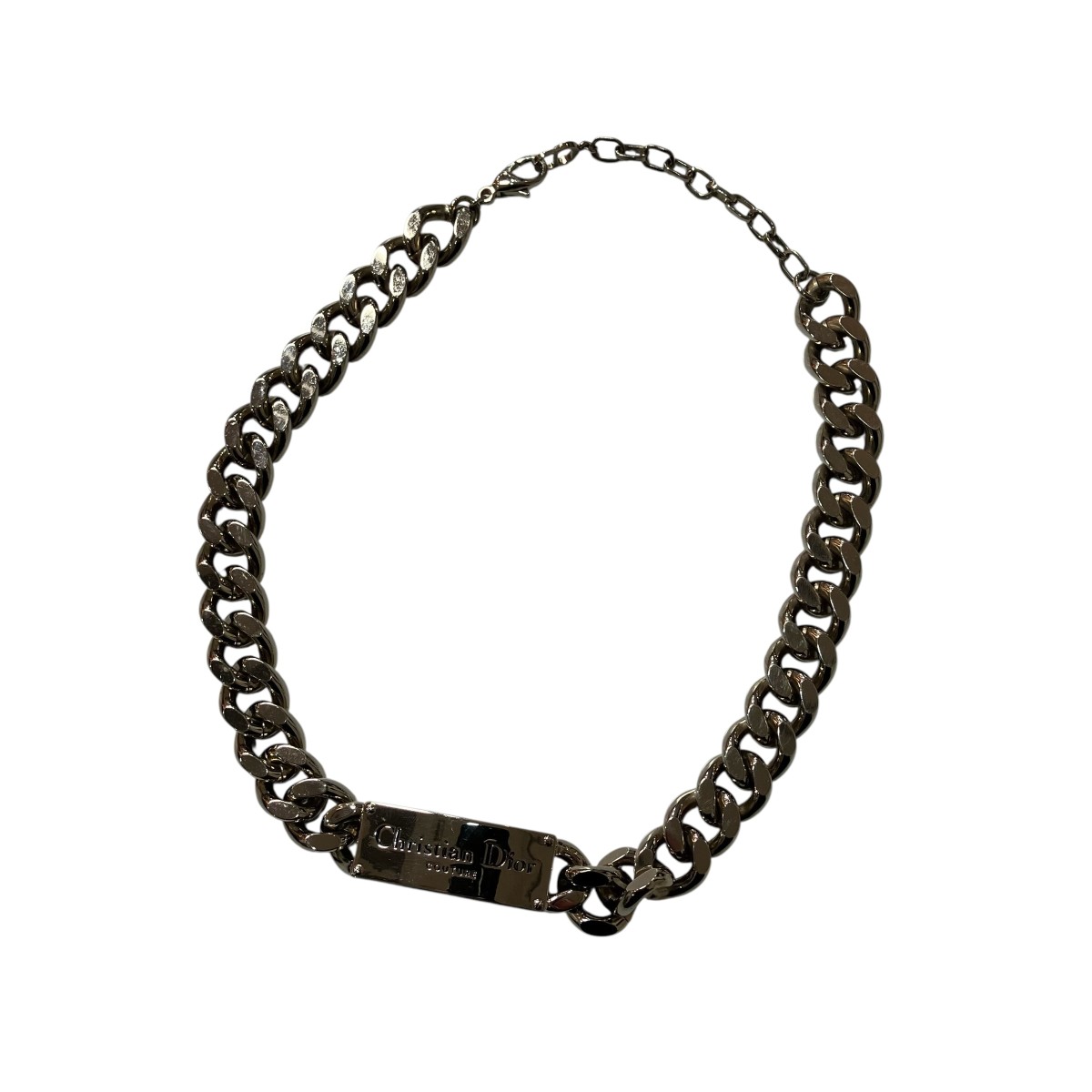 【中古】Christian Dior　チェーンネックレス シルバー 【200526】（クリスチャンディオール）｜ブランド古着のカインドオル
