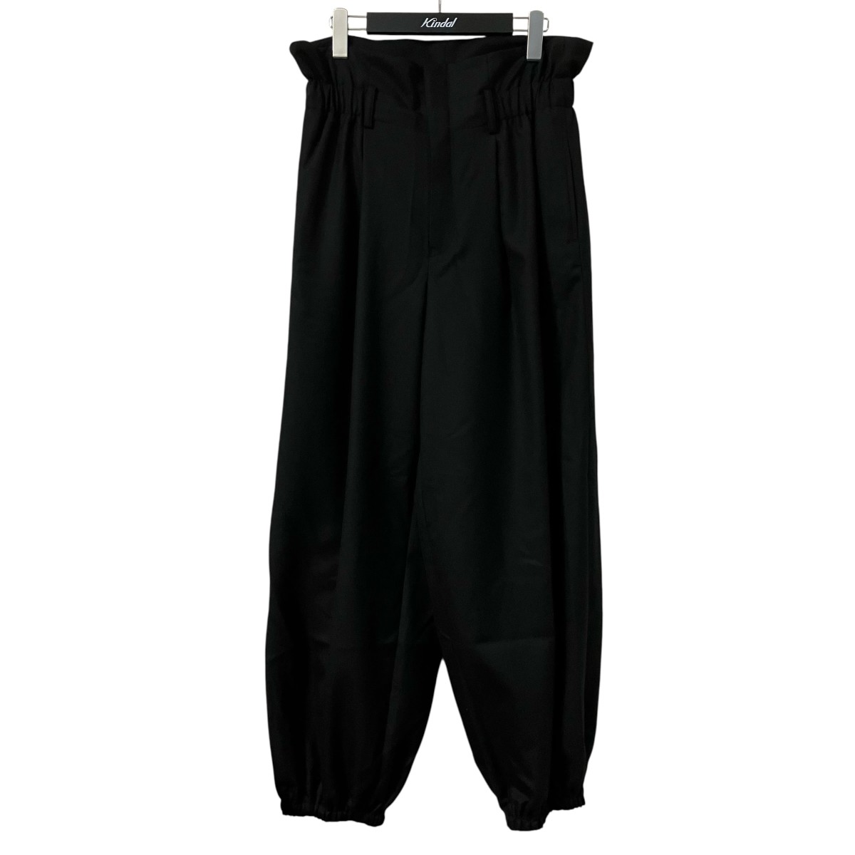 【中古】noir kei ninomiya AD2025 ウールバルーンパンツ ハイウエストパンツ 3Q-P003 黒いこと 大いさ：S 【200526】（ノワールケイニノミヤ）
