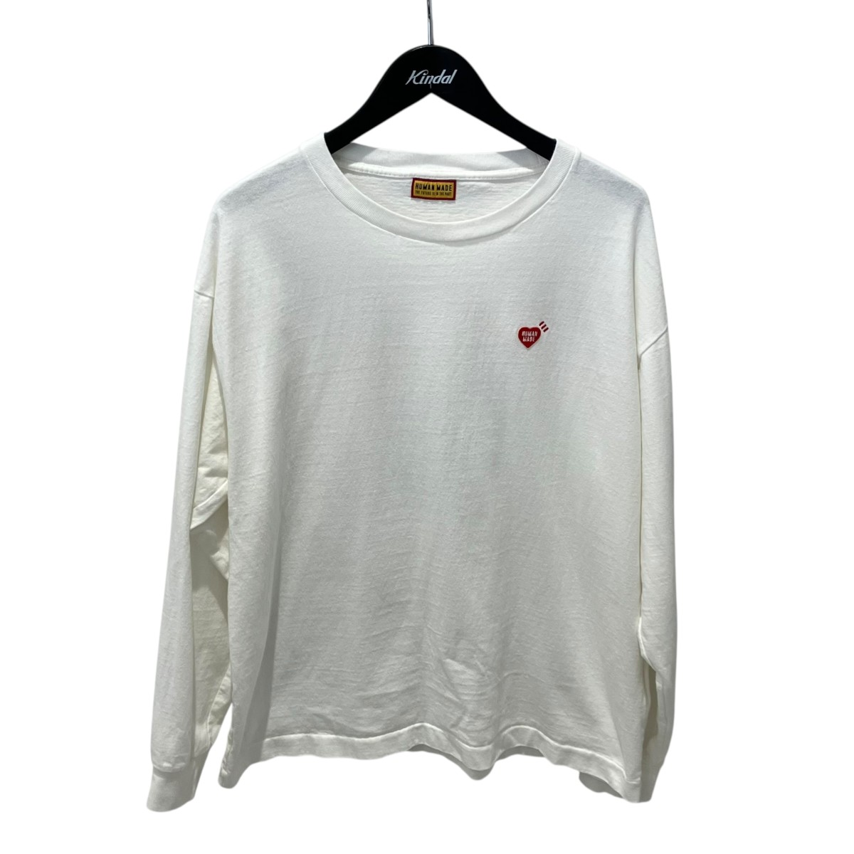 【中古】HUMAN MADE 26SS GRAPHIC L S T-SHIRT 長袖ティーシャツ HM31CS037 白いこと 大いさ：XL 【200526】（ヒューマンお手伝いさん）
