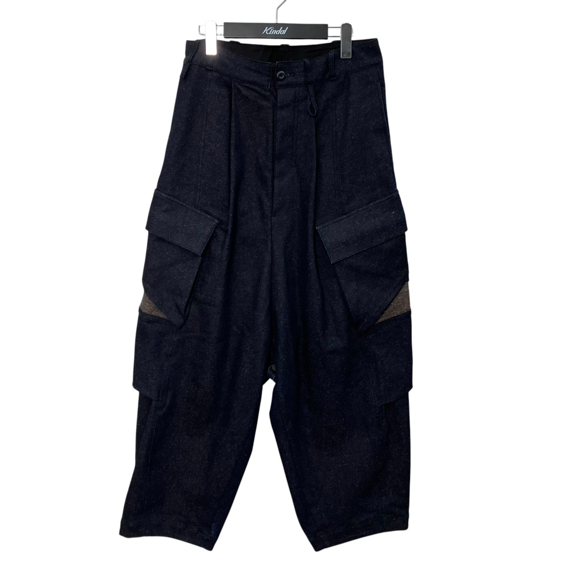 【中古】LEHART WORK WIDE PANTS デザインワイドデニムパンツ LEH953 インディゴ サイズ：M【価格見直し】｜ブランド古着のカインドオル